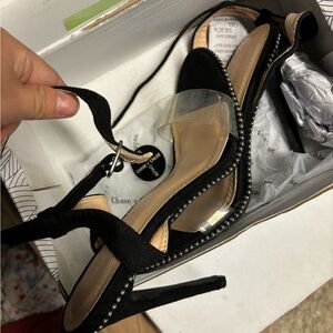 Chase & Chloe open toe heel